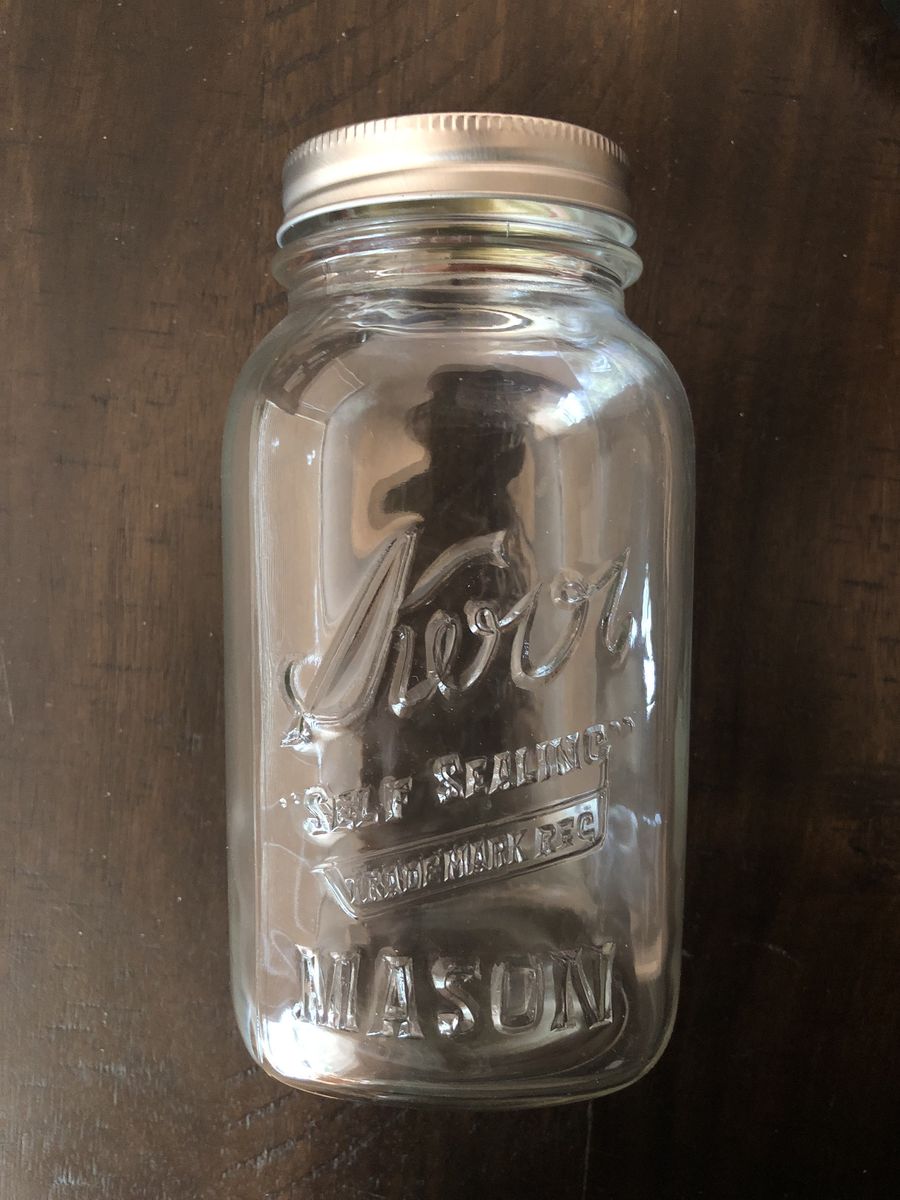 10 Vintage 1 QT Kerr Self-Sealing Mason Jars – Trademark Reg