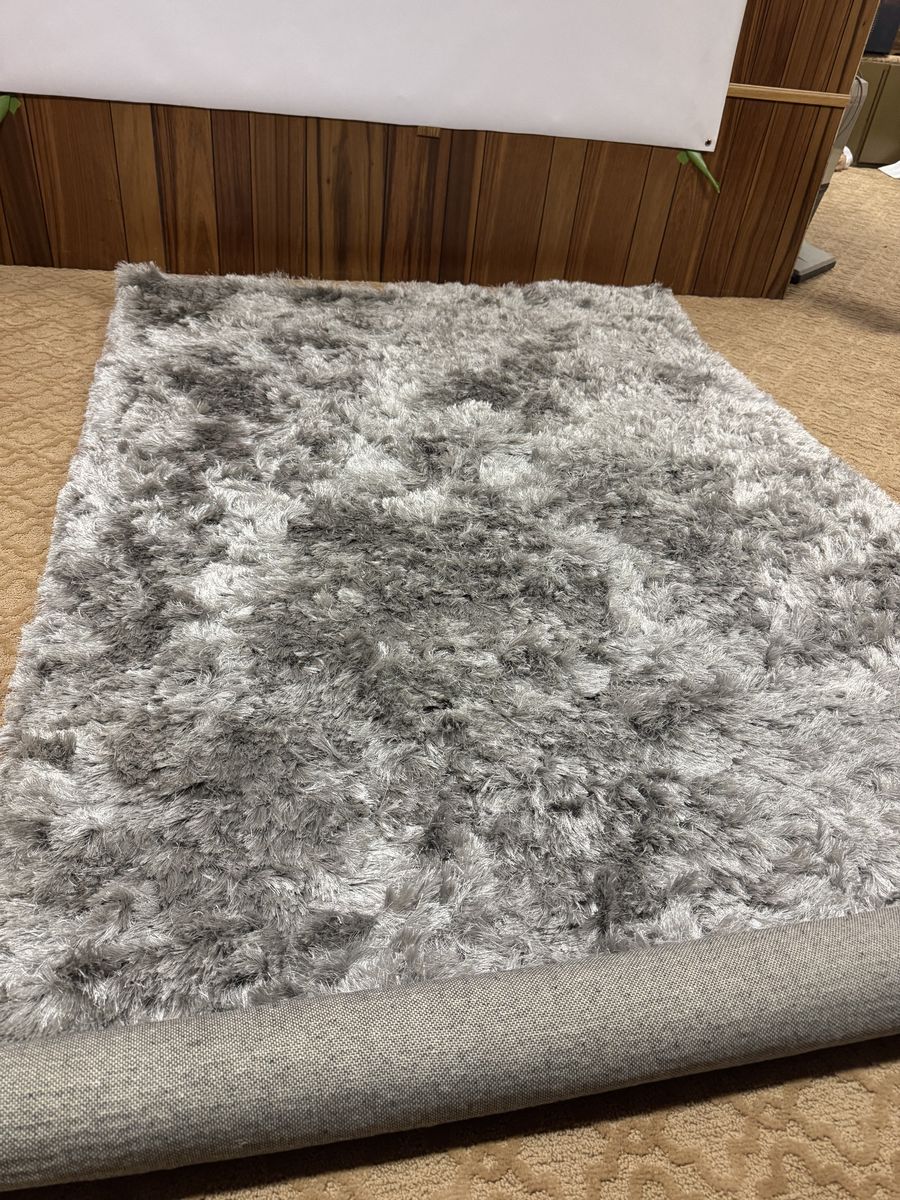 NuLoom silver shag rug