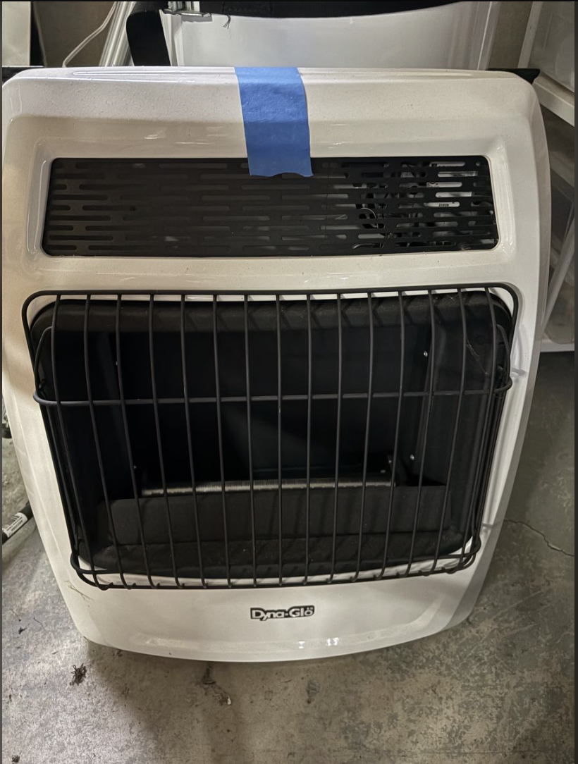 NEW $199 Dyna-Glo 20000 BTU Wall-Mount Indoor Natural Gas or Liquid Propane Vent-Free Convection Heater