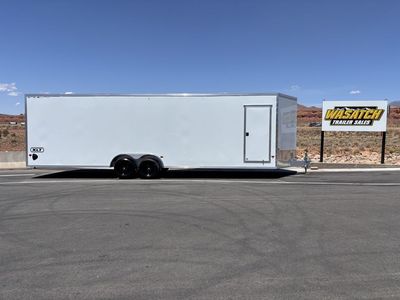2026 ALCOM 8.5' x 28' 9.9K XLT Pro Enclosed Car Hauler with Elite Escape Door
