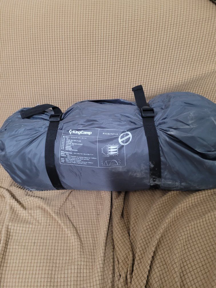 3 person king camp tent