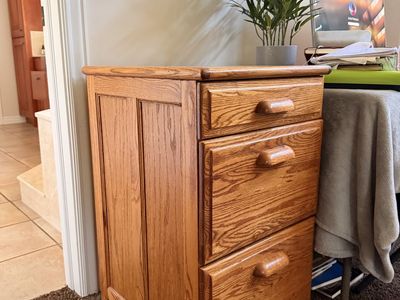 Hardwood File Cabinet