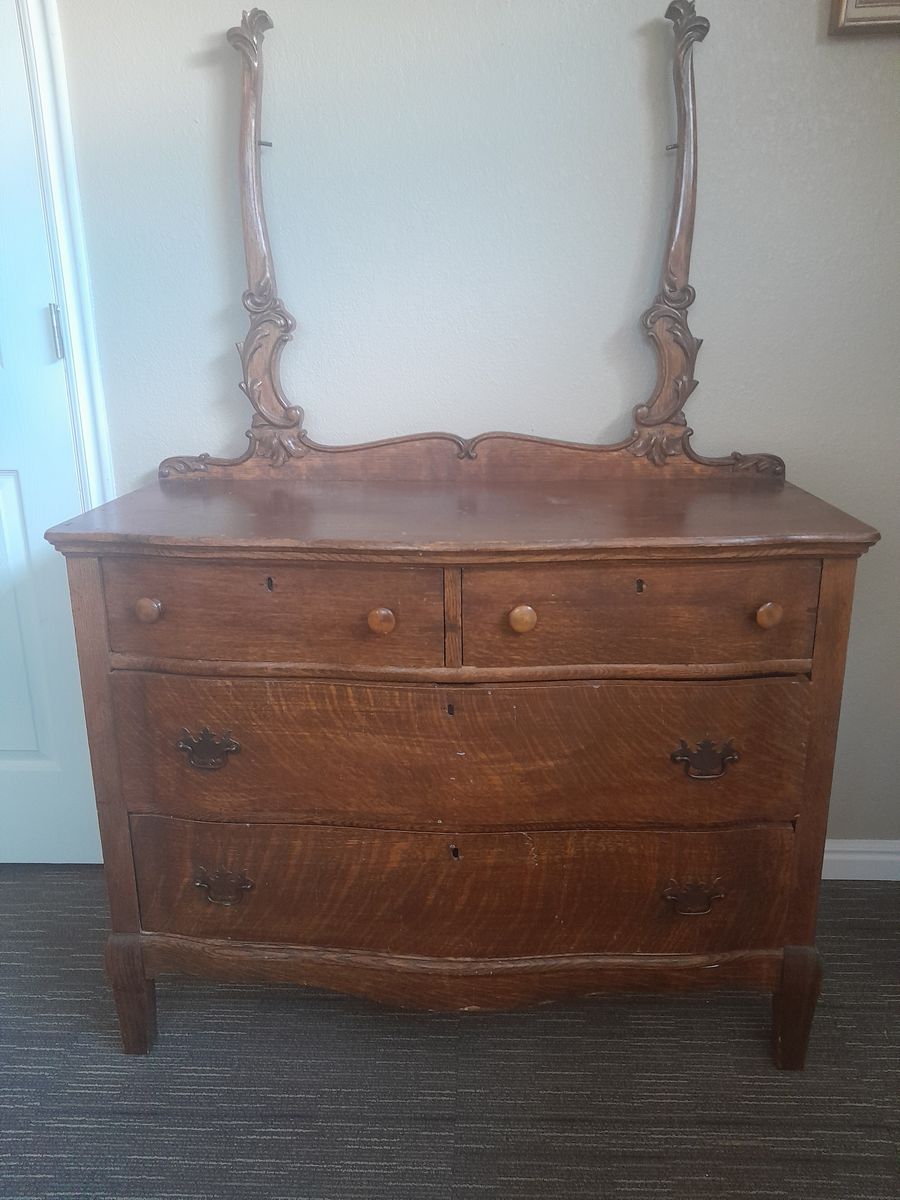 Antique Dresser with Mirror