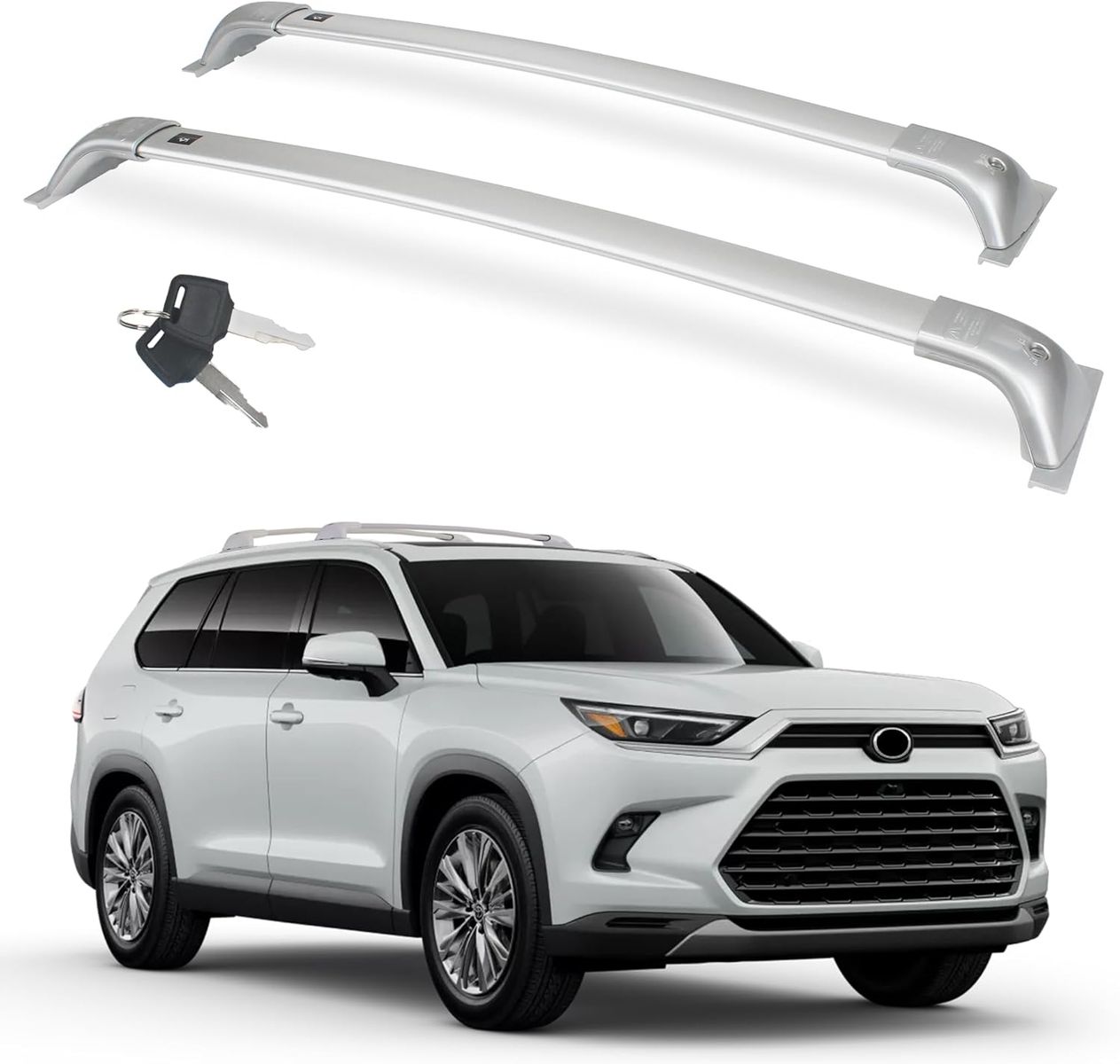 2024-2026 Toyota Grand Highlander (Doesn't fit LE/LE Hybrid) Heavy Duty Roof Rack Crossbar