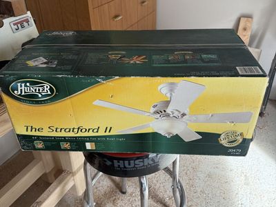 New Hunter Stratford II Ceiling Fan, 44