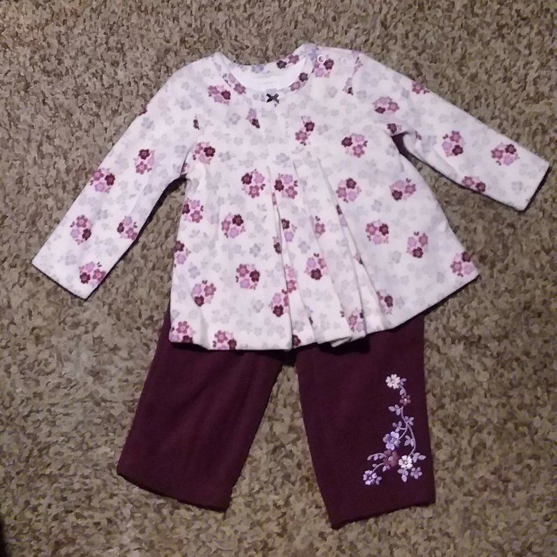 CARTER'S FLEECE SET...12 MO. SIZE