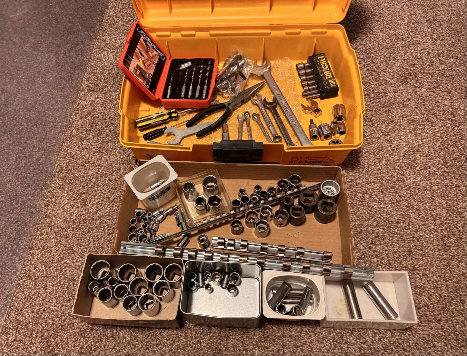 Tool Lot 100+ pcs Wrench Socket Craftsman not Snap-on or Mac Tool