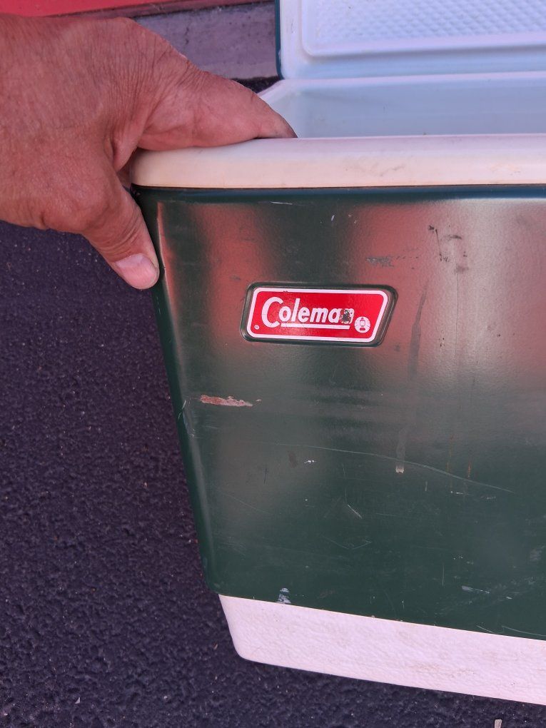 Colman Metal Vintage Cooler!