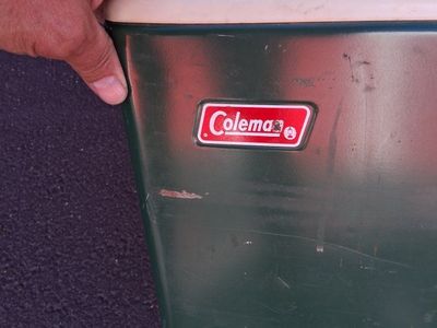 Colman Metal Vintage Cooler!