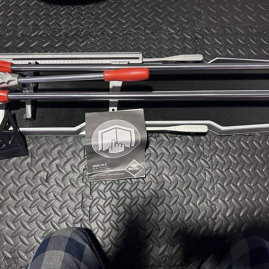 Rubi Speed-28 N Manual Tile Cutter - 28" Cut, Heavy Duty, Cuts Porcelain, Ceramic & Glass