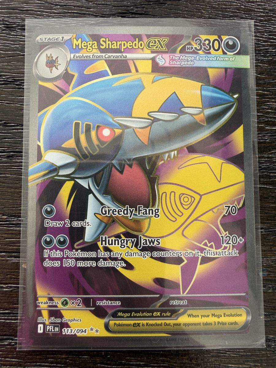 Pokémon Card - Mega Sharpedo ex