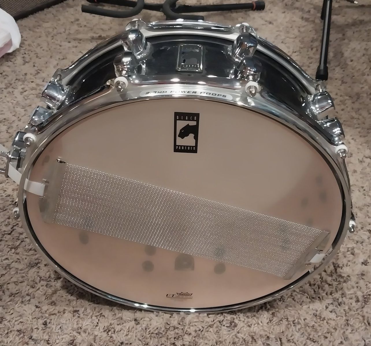 Mapex Black Panther Snare Drum 2.3mm Power Hoops