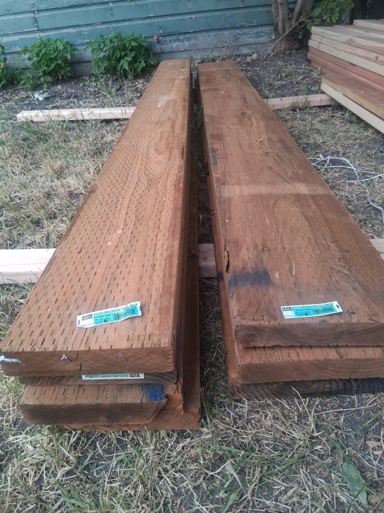Treated lumber