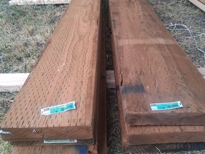 Treated lumber