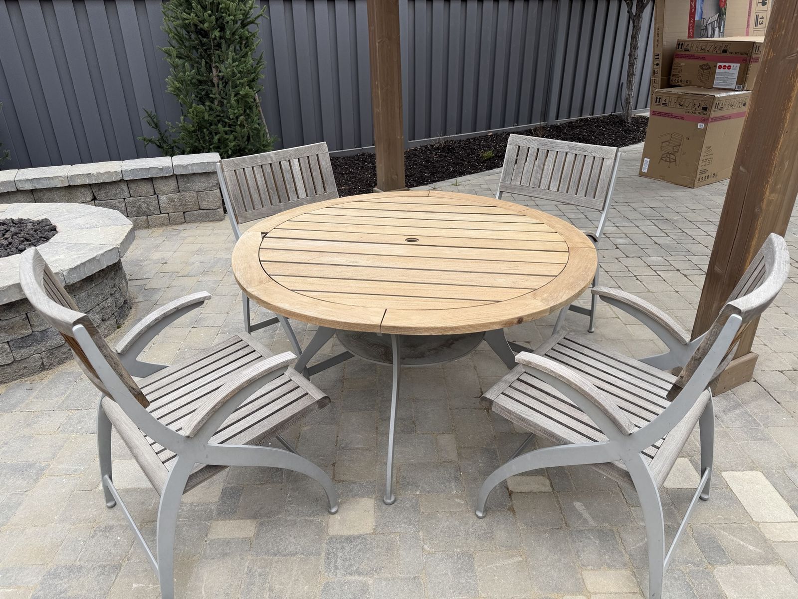 Teak Outdoor Table And Chairs
