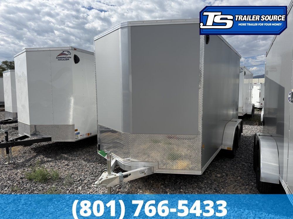 7x14 Alcom EZ Hauler XLT Aluminum Enclosed Cargo Trailer - 7'0" Interior - 3.5K GVWR - .080 PolyCor