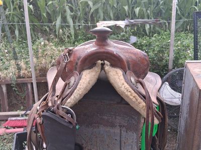 16in roping saddle