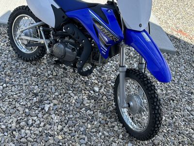 Yamaha TTR-110 Dirt Bike - Blue & White, Off-Road Ready