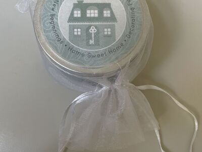 Celebrate your new home gift scented sage candle