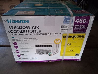 New in Box Bluetooth ios and Android, Hisense Window Air Conditioner 10,000 BTU