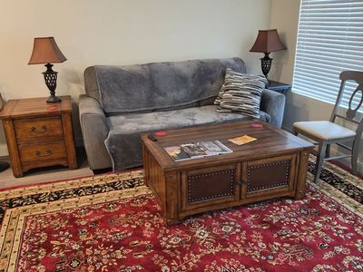 Coffee Table--Quality, Rustic Luxury, Real Wood (Possible matching side table & Queen Bed)
