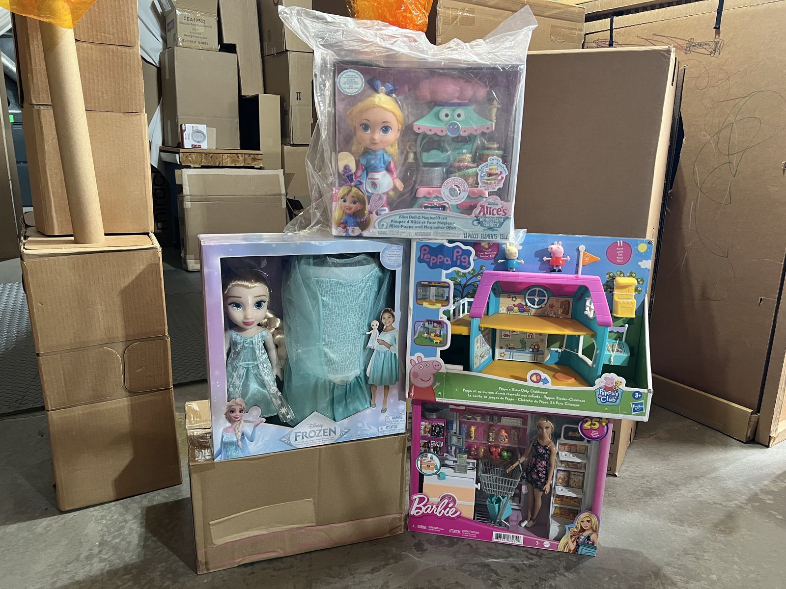 NEW: Disney Frozen, Peppa Pig, Lori Dolls, Barbie, Alice Toys