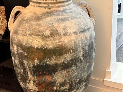 43” Handmade Terracotta Floor Urn