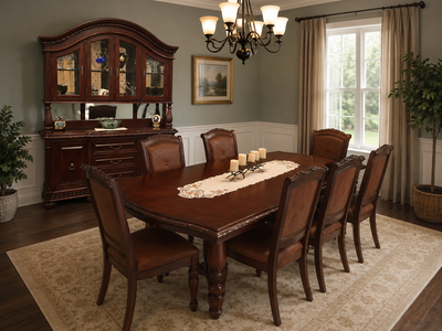 Beautiful Antoinette Dining Table and Hutch