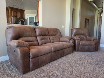 Reclining Sofa and Chair