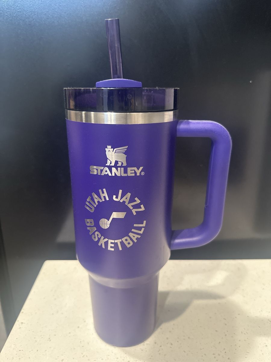 Limited Edition Stanley 40 oz Adventure Quencher H2.0 FlowState Tumbler Utah Jazz Purple