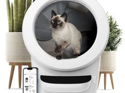 Litter-Robot 4 Automatic Self-Cleaning Litter Box for Cats, White