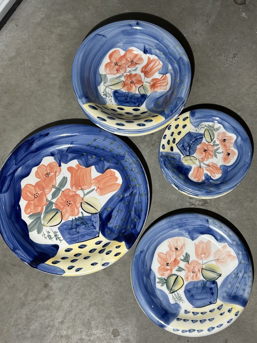 Floral Plate set