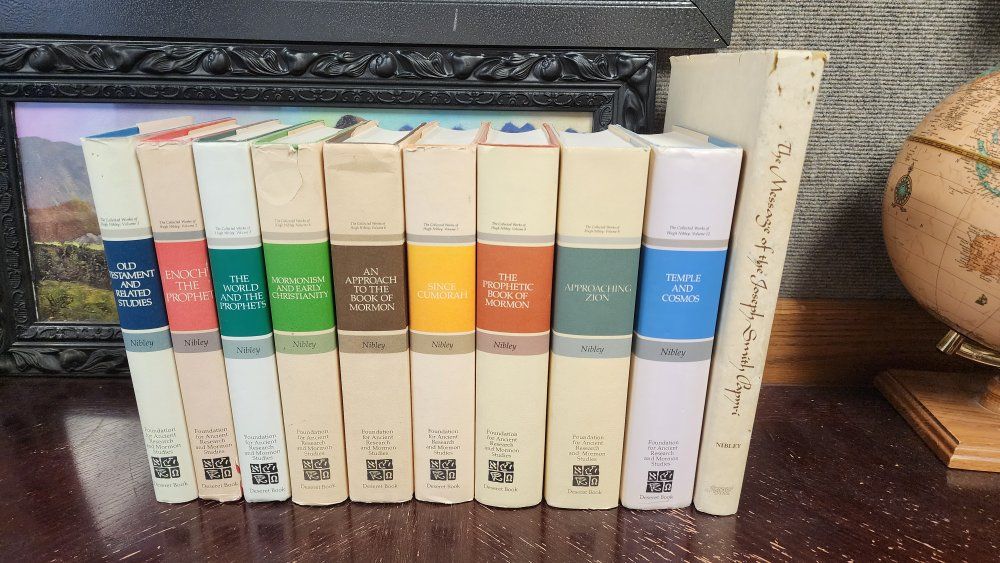 Lot of LDS Mormon Books - 10 Volumes The Collected Works of Hugh Nibley Volume 1 2 3 4 6 7 8 9 12 16