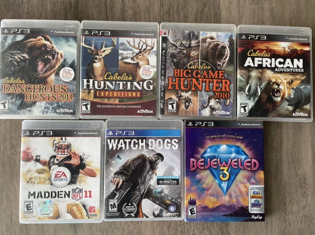 PS3 Games $10 Each