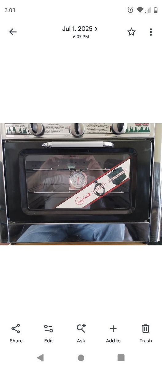Camp Chef Outdoor Camp Oven with 2-Burner Stove - Portable Propane Oven & Range