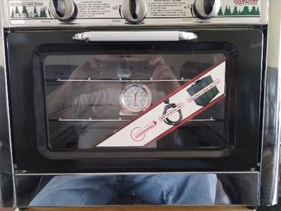 Camp Chef Outdoor Camp Oven with 2-Burner Stove - Portable Propane Oven & Range