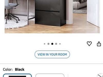 2-Drawer Metal File Cabinet