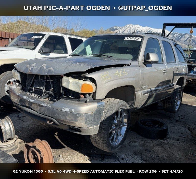 2002 GMC Yukon 1500 GMT800 Parts - UTPAP Ogden