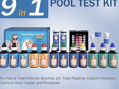 9-IN-1 Testing Kit: testing of pool and spa water,