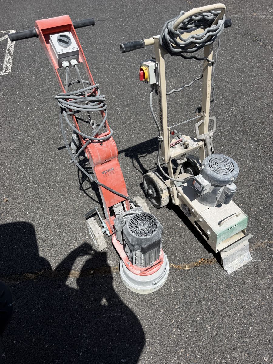 Flooring removal/leveling Machine tools