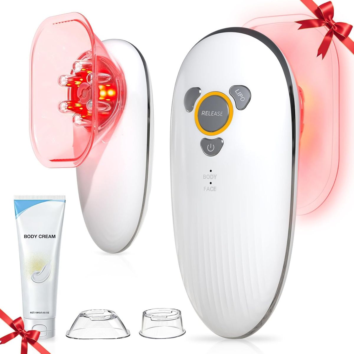 NEW 3-in-1 Electric Cellulite Massager, Body Sculpting Machine with Cupping & Heat Therapy Cordless