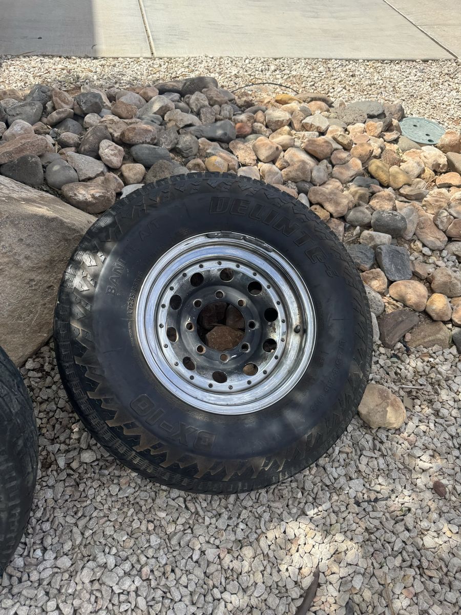 Two wheels 8x6.5 lug