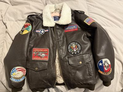 Youth US Navy Top Gun G-1 Bomber Jacket