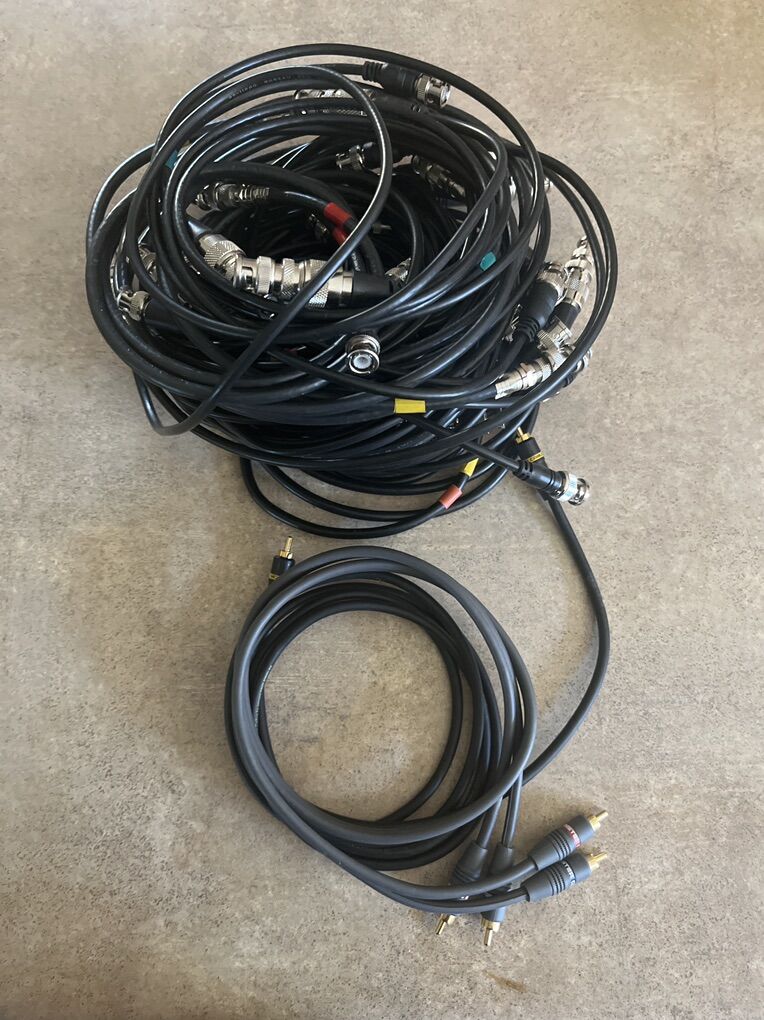 RG58 U COAXIAL CABLES AND VIDEO CABLES