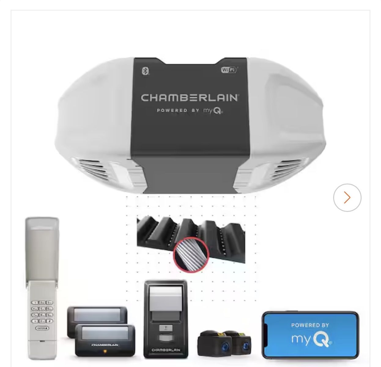 Smart Quiet Belt Drive Garage opener