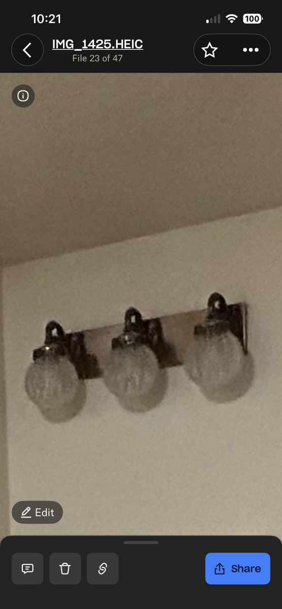 Wall sconce style light
