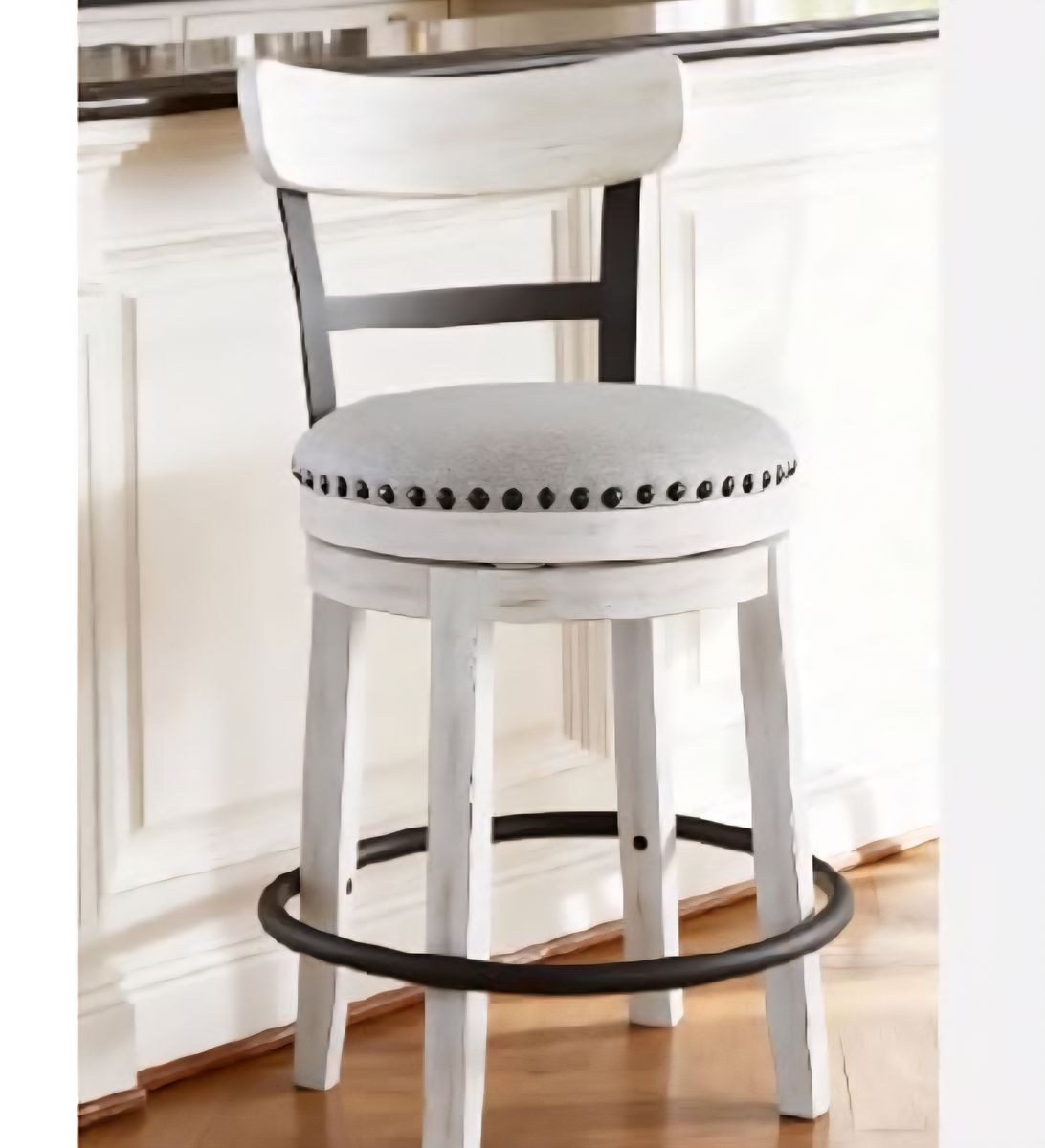 A pair of bar stools