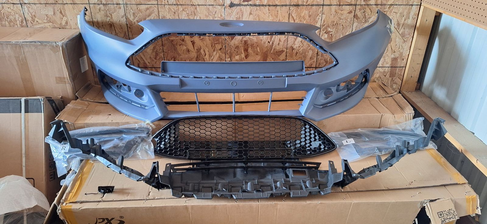 New Front Bumper Cover Set Complete For Ford FOCUS ST 2015 2016 2017 2018