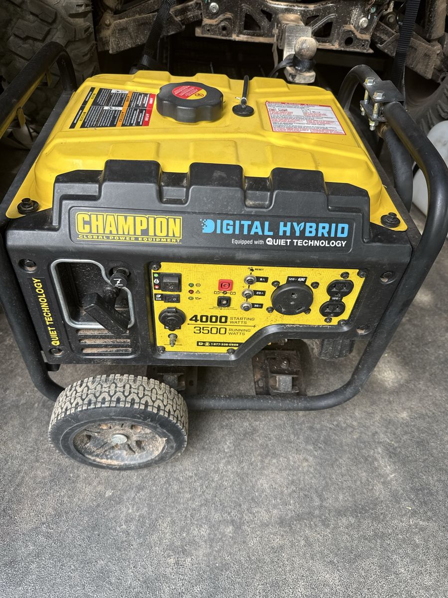 Champion Digital Hybrid 4000/3500-Watt Portable Generator