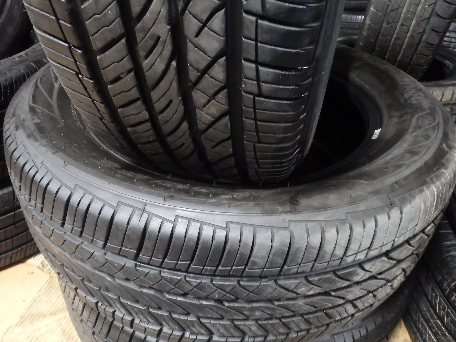 225/60R17 COOPER PROCONTROL PAIR OF TWO USED TIRES